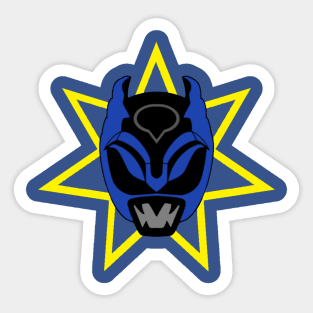 Nezi Blue Helmet Sticker